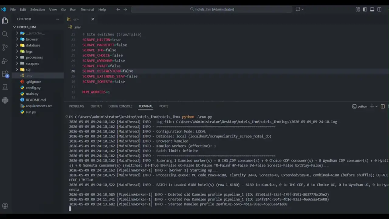 Hotel property ETL: resolve source-of-truth pages → clean structured data video poster